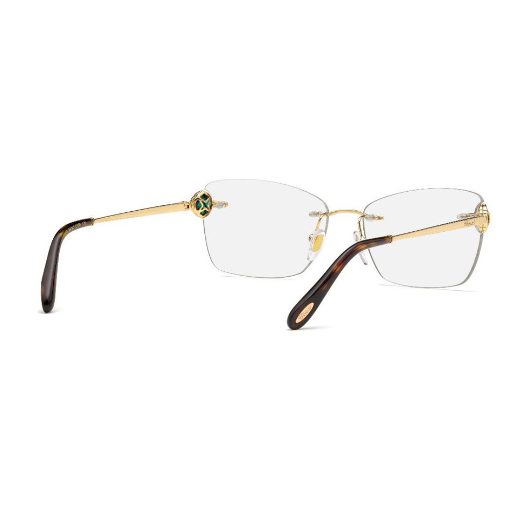 Monture de lunettes Chopard - Plaqué or 23 carats, sans monture | Modèle VCHF86S