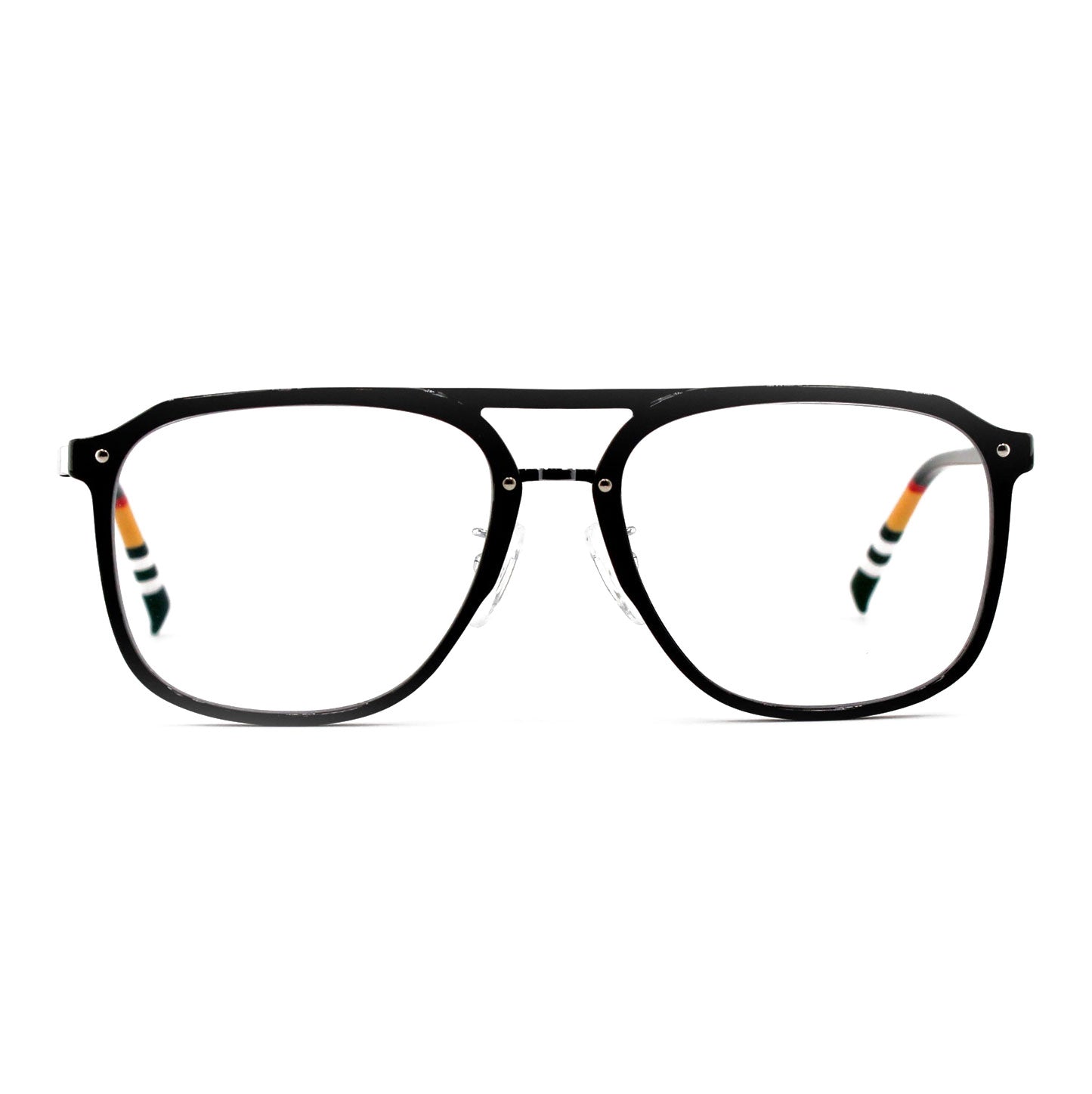 Care by Ottika - Blue Light Blocking Glasses - Adult | Model 98801 | Gold & Green Coat