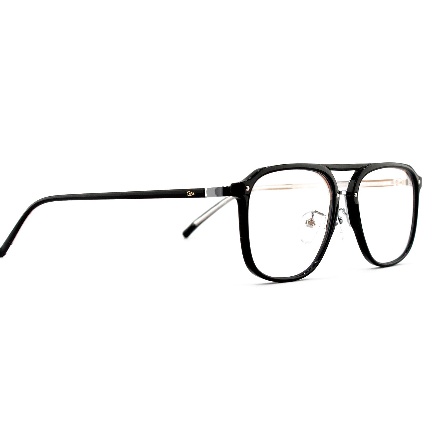 Care by Ottika - Blue Light Blocking Glasses - Adult | Model 98801 | Gold & Green Coat