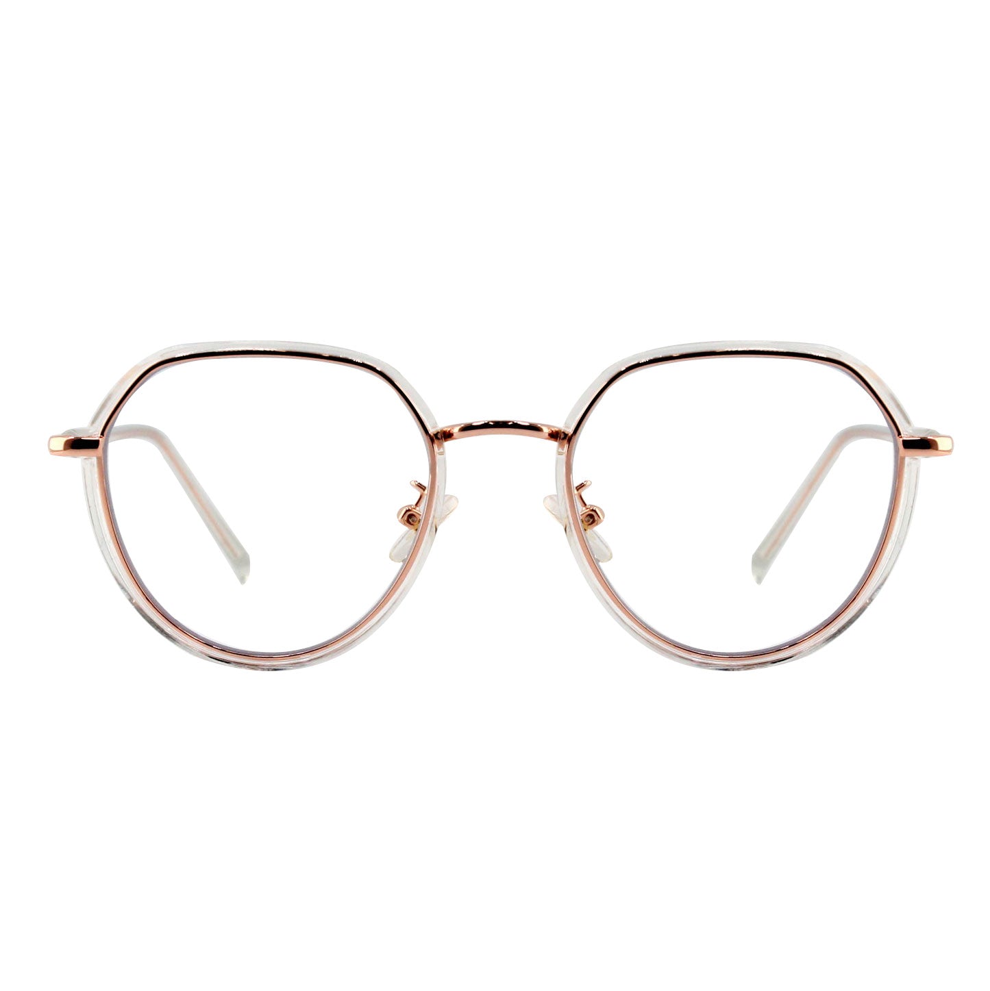 Ottika Care - Lunettes anti-lumière bleue - Adulte | Modèle TR1906 | Revêtement Or & Vert