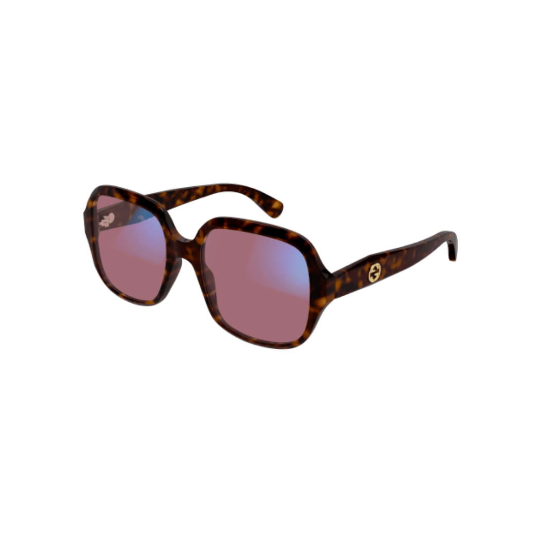 Gucci - Blocco luce blu/fotocromatico | Modello GG0799S - Avana Scuro Lucido