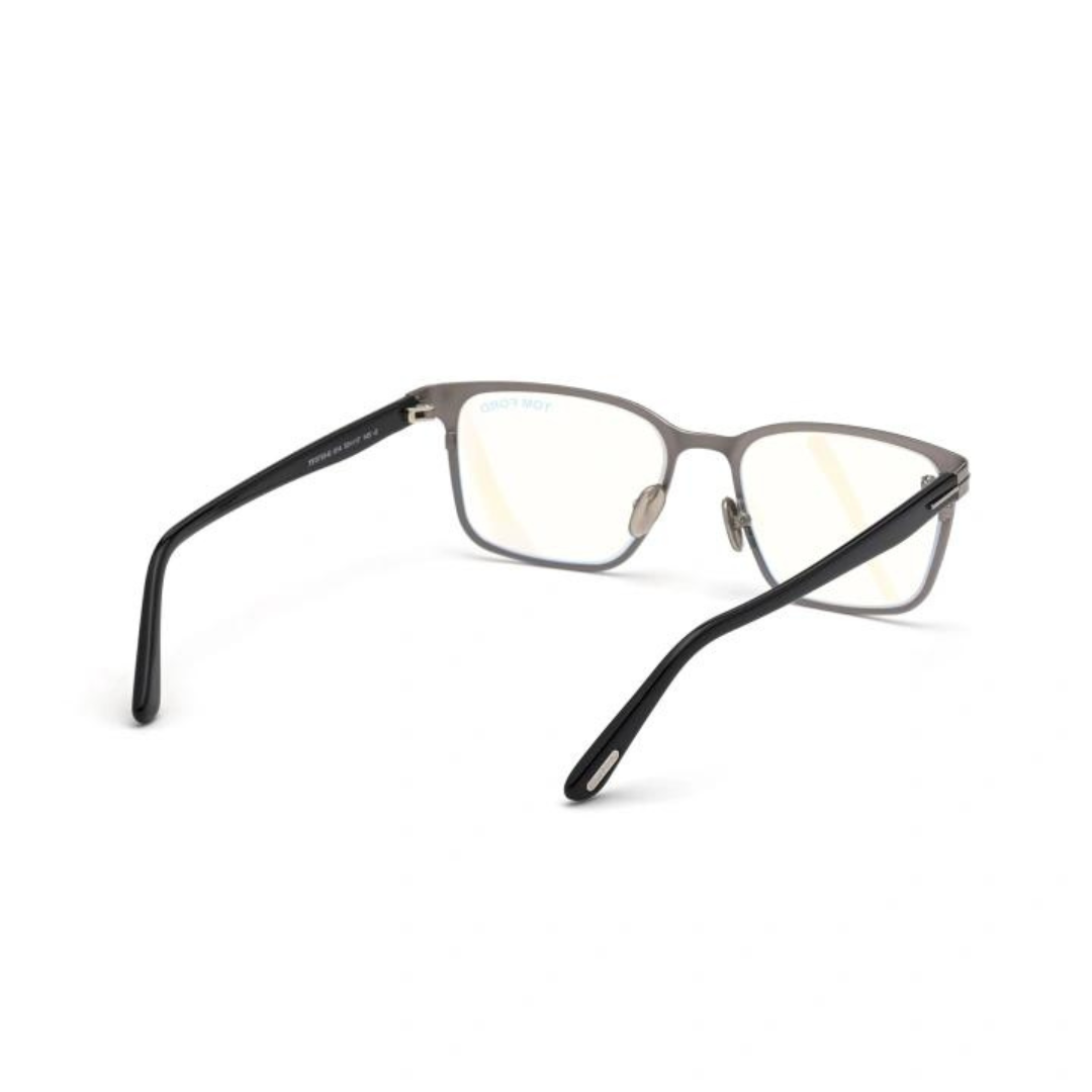 Tom Ford - Blue Light Blocking | Model FT5733-B(014)- Shiny Clear Ruthenium