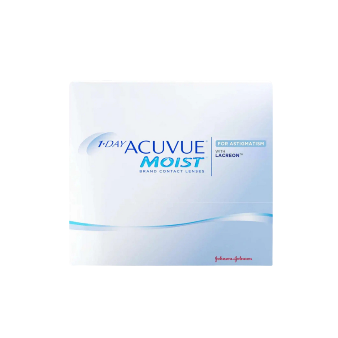 Lentilles Acuvue® Moist 1 jour - Astigmatisme | Boîtes de 30 et 90