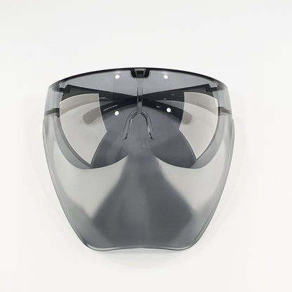 Safety Glasses X Face Shield - Adult Size | Half Frost