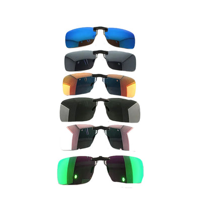 Clip-On For Glasses Polarized UV 400 | Rectangular Shape