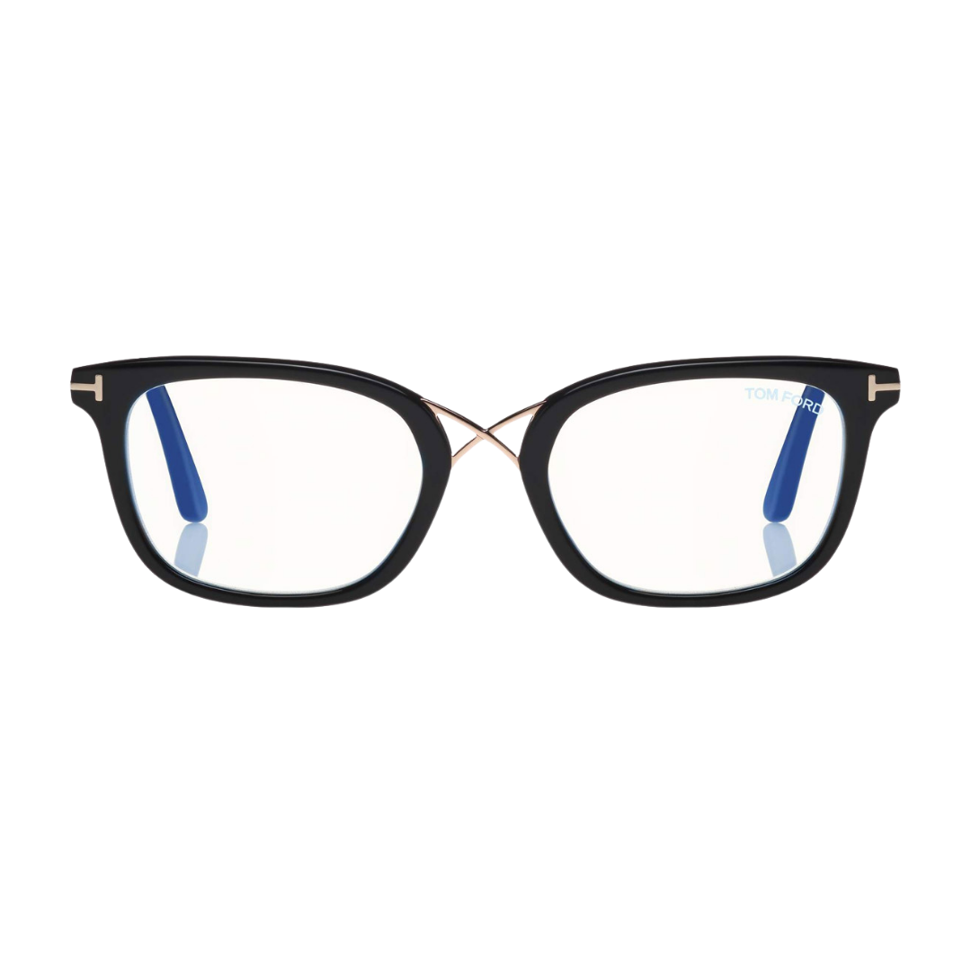 Tom Ford - Blocco luce blu | Modello FT5637-B(005)- Nero lucido