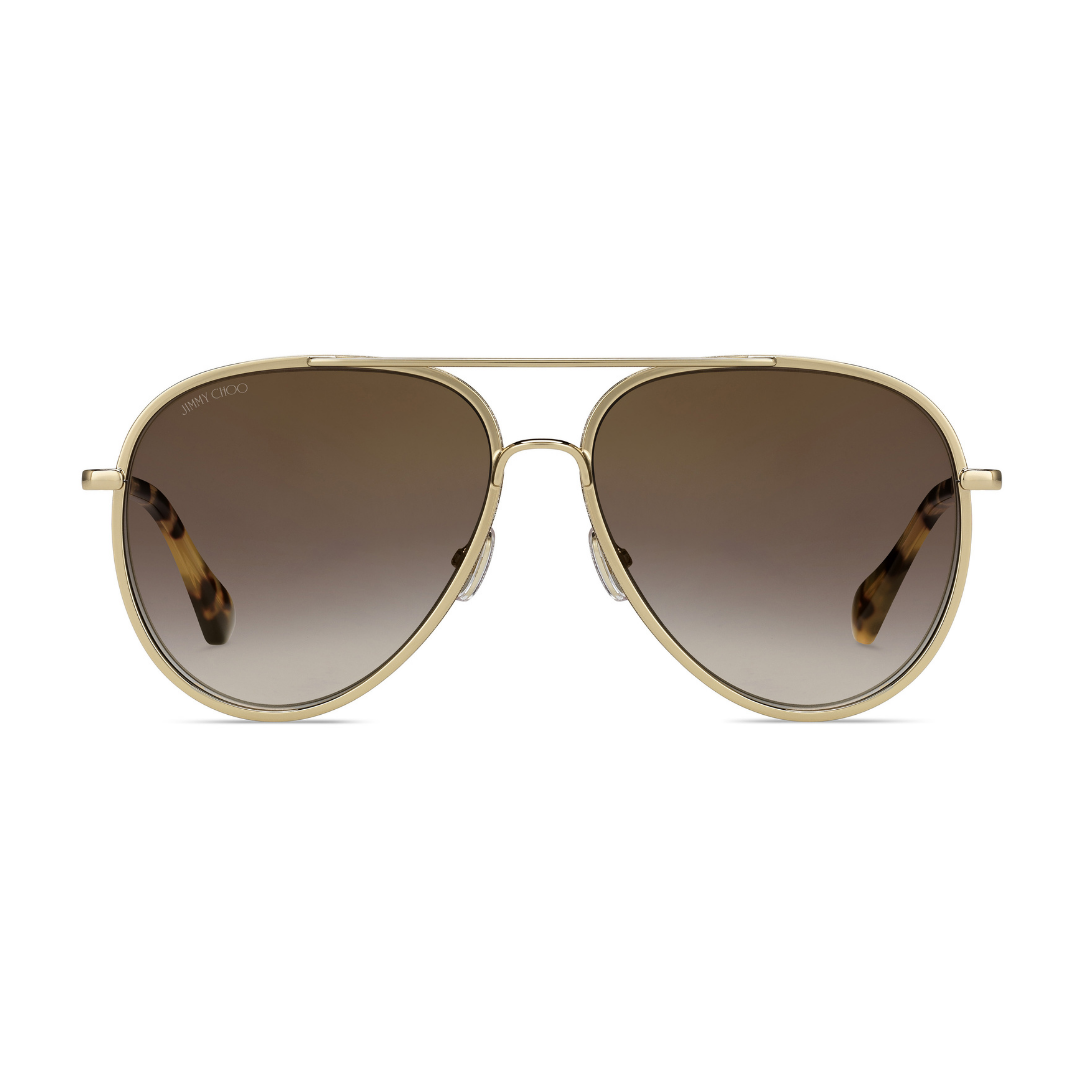 Lunettes de soleil Jimmy Choo | Modèle Triny - Doré