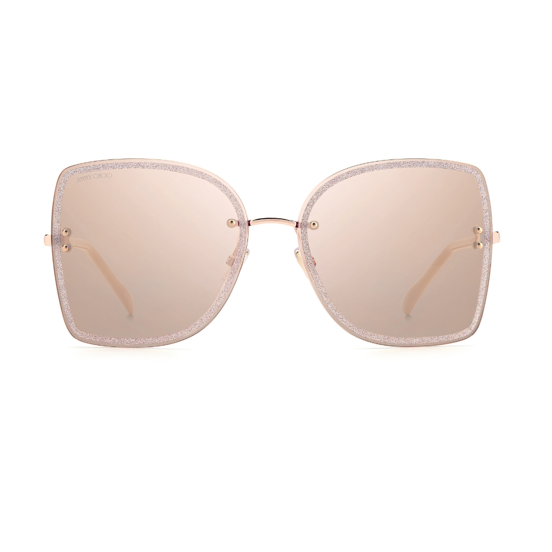 Occhiali da sole Jimmy Choo - Senza montatura | Modella Leti - Nude
