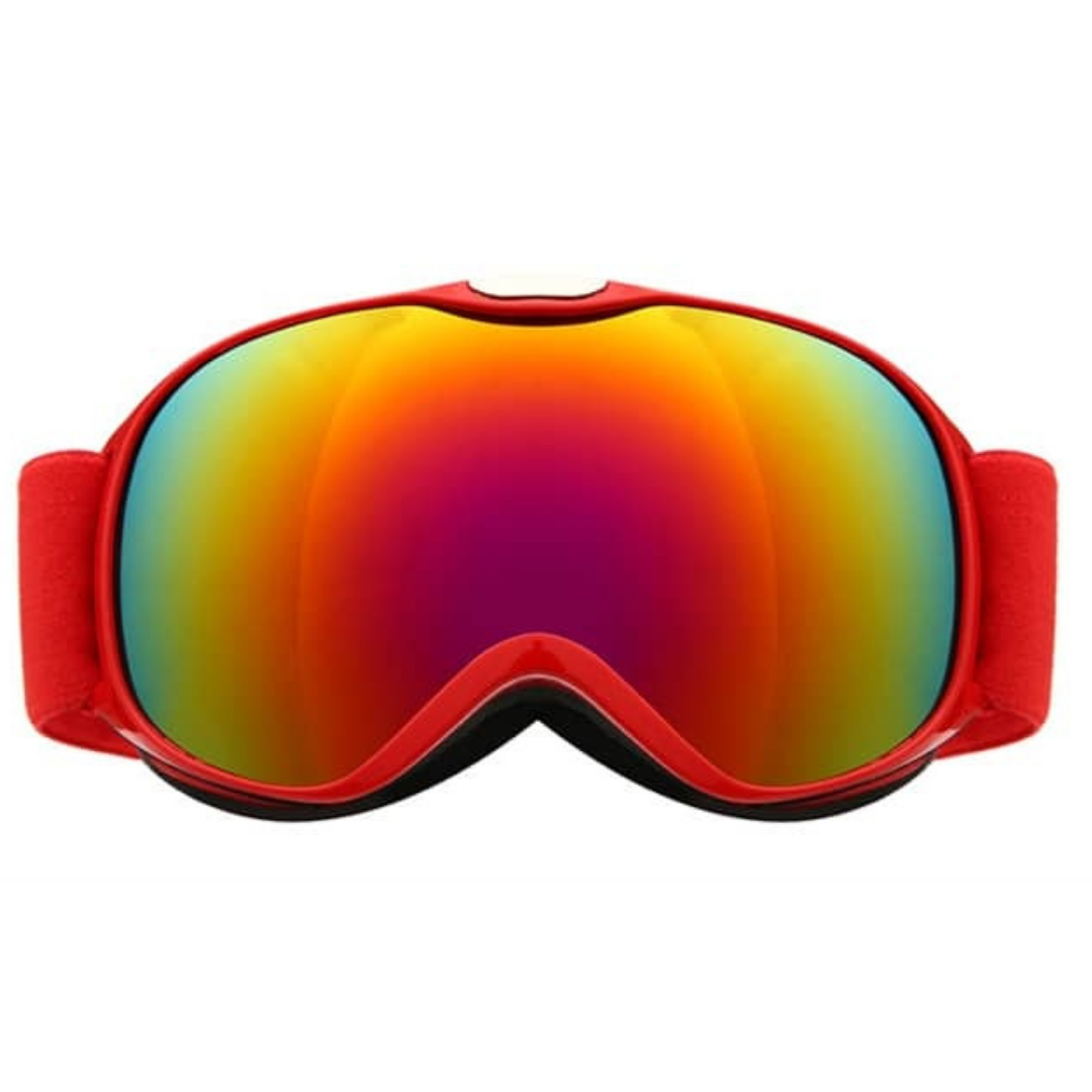 MASQUE DE SKI ET DE SNOWBOARD 02 ENFANT - ROUGE